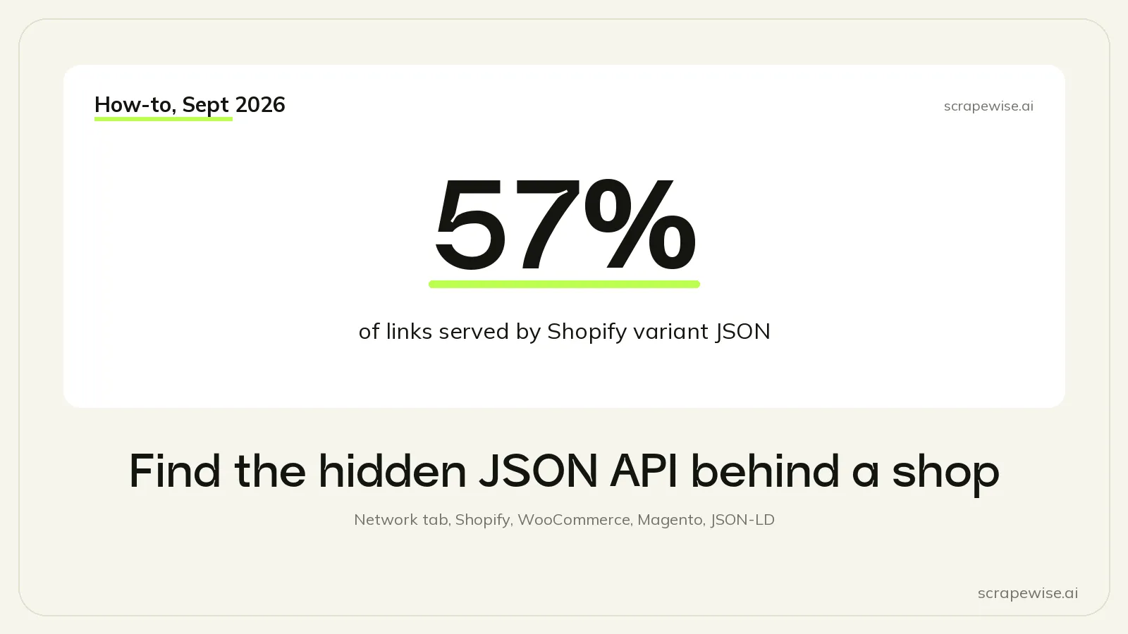 How to Find the Hidden JSON API Behind a Shop Page (and Why It Is Cheaper)